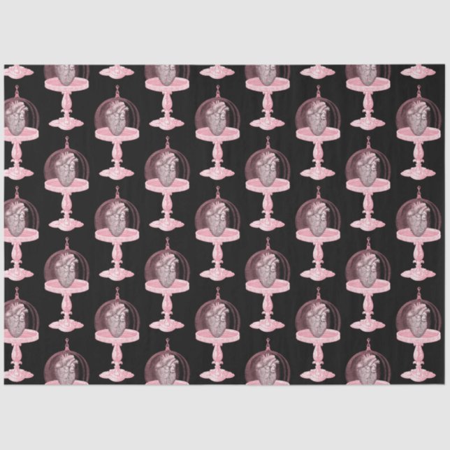 Papier Mousseline Gothique Love Series Design 17 (Recto)