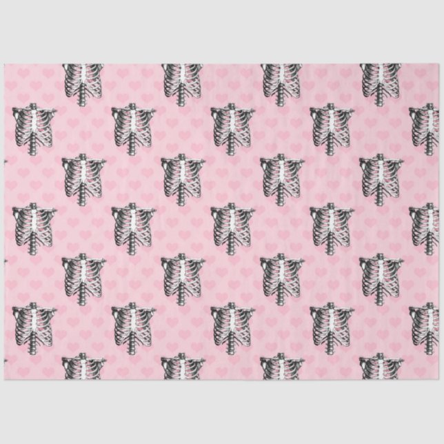 Papier Mousseline Gothique Love Series Design 9 (Recto)