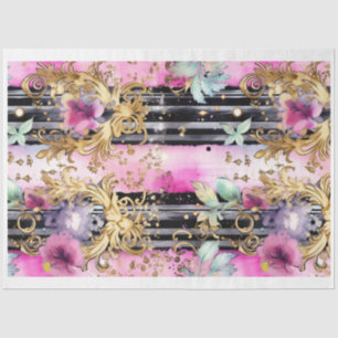 Papier Mousseline Gothique Shabby Glam M Document de découpage