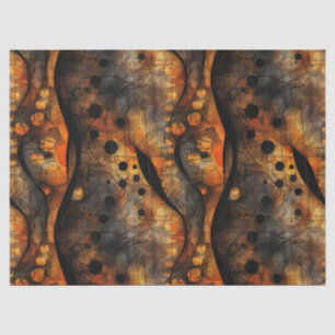 Papier Mousseline Gothique Sombre Sentiment Noir Jaune