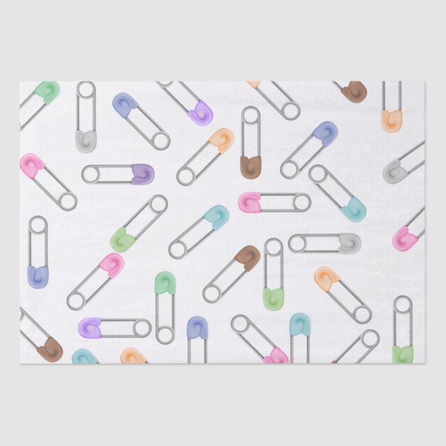 Papier Mousseline Goupilles de couche-culotte (Recto)