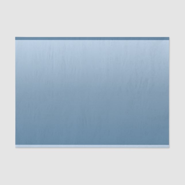 Papier Mousseline Gradient de bleu en acier (Recto)