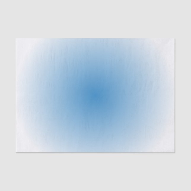 Papier Mousseline Gradient de radial de ciel bleu (Recto)