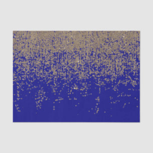 Papier Mousseline Gradient d'Ombre de parties scintillantes d'or de