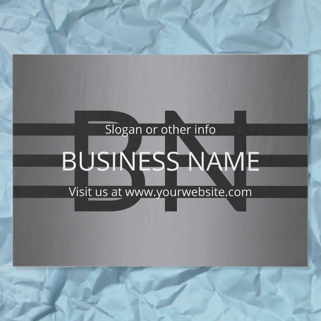 Papier Mousseline Gradient gris moderne et bandes noires horizontale (Créateur téléchargé)