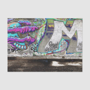 Papier Mousseline Graffiti Cool Urban Street Grunge Wall Art