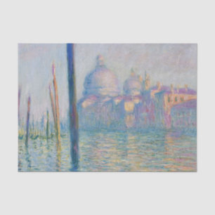 Papier Mousseline Grand Canal Monet Venise Italie Peinture Classique