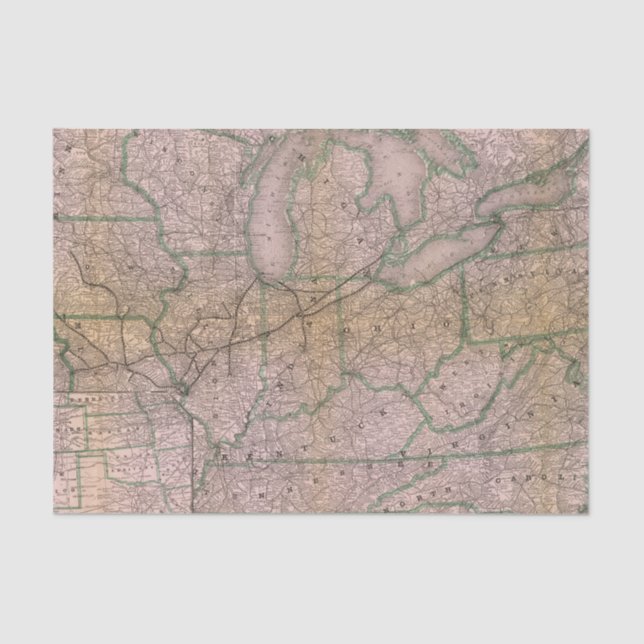 Papier Mousseline Grand système de Wabash (Recto)