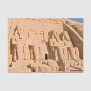 Papier Mousseline Grand Temple d'Abou Simbel - Ramses II - Egypte