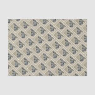 Papier Mousseline Grande Danse (Brindle) Peinture - Art Chien origin