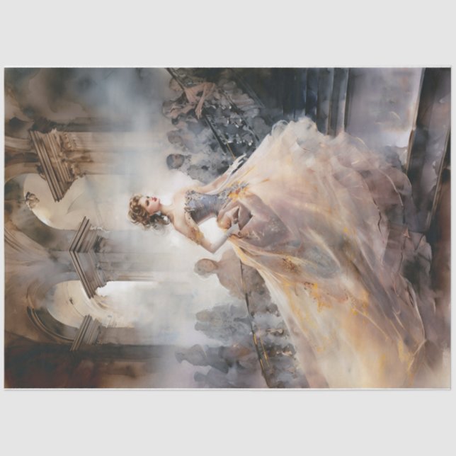 Papier Mousseline Grande Entrée (Recto)