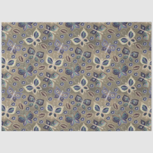 Papier Mousseline Grande page de découpage Motif papillon transparen