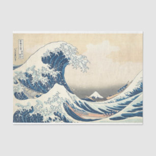 Papier Mousseline Grande vague au large de Kanagawa Japonais Ukiyo-e