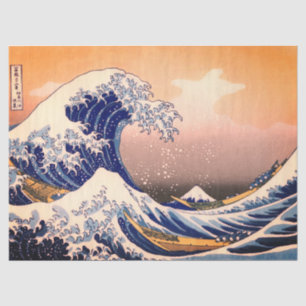 PAPIER MOUSSELINE GRANDE VAGUE DE KANAGAWA