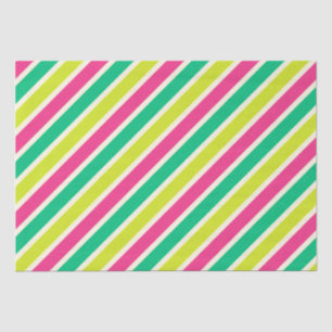 Papier Mousseline Grandes bandes colorées Moderne Maximaliste Noël