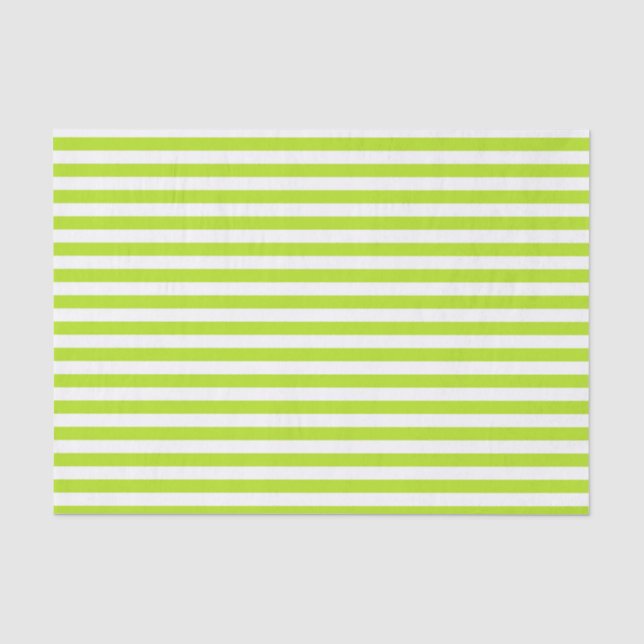 Papier Mousseline Grandes chaux vertes et blanches (Recto)