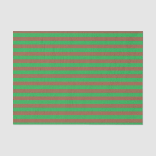 Papier Mousseline Grandes vertes et Brown (Recto)