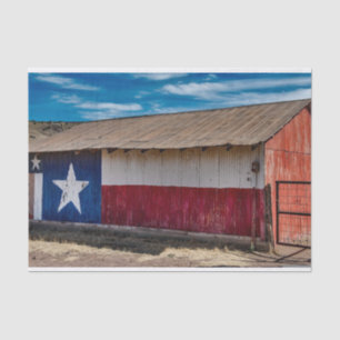 Papier Mousseline Grange rouge, blanche et bleue - Avec des étoiles!