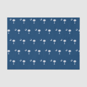 Papier Mousseline Graphique du drapeau dynamique de l'État de Caroli