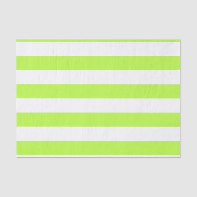 Papier Mousseline Gras de chaux horizontal vert et blanc (Recto)