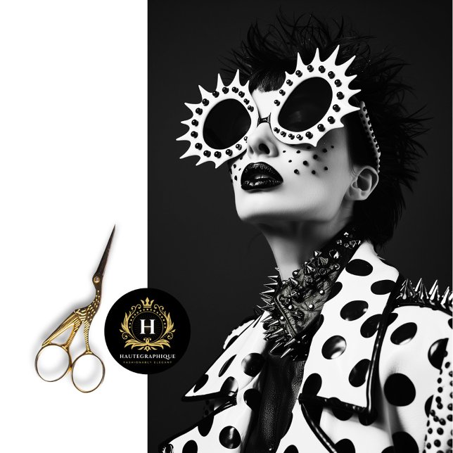 Papier Mousseline Gras Punk Rock Star Lunettes de soleil pointues De (Créateur téléchargé)