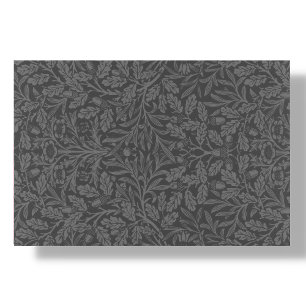 Papier Mousseline Gray Automne Acorn Leafy Cadeau Découpage
