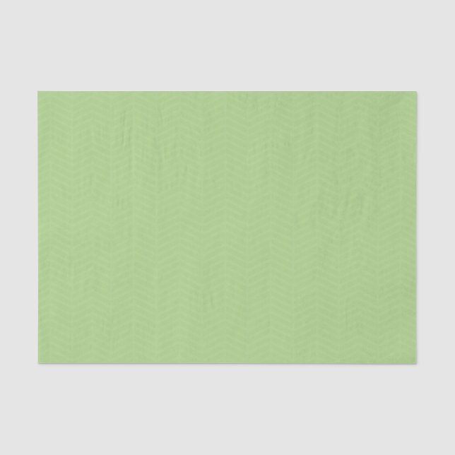 Papier Mousseline Green Chevron (Recto)
