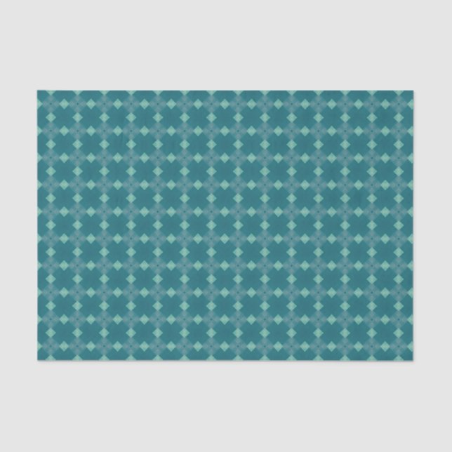 Papier Mousseline Green diamonds (Recto)
