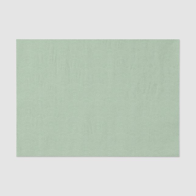 Papier Mousseline Green Same Komon (petite échelle) (Recto)