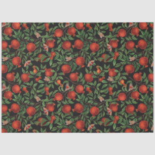 Papier Mousseline Grenades et papillons Bella