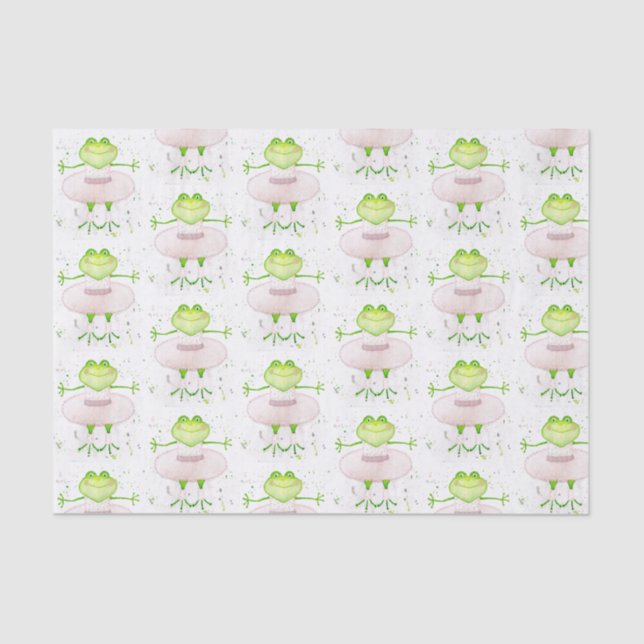 Papier Mousseline Grenouille de Ballerina (Recto)
