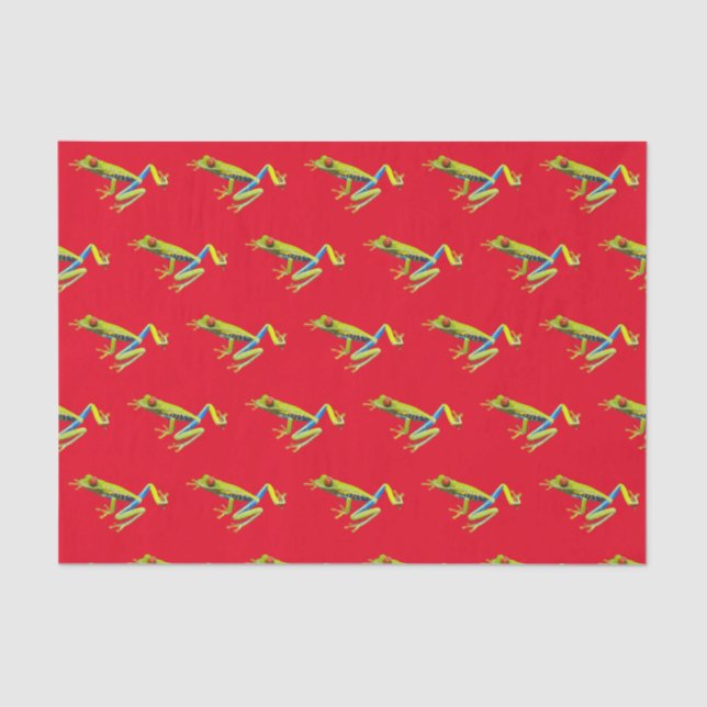 Papier Mousseline Grenouille des arbres (Recto)