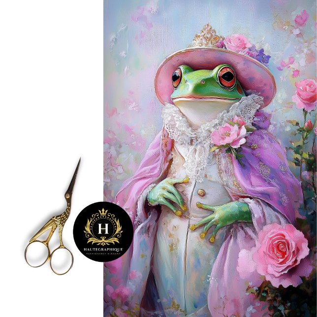Papier Mousseline Grenouille lunaire Princesse Mères Jour Découpage (Créateur téléchargé)