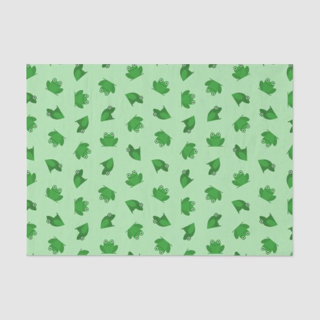 Papier Mousseline Grenouilles (Recto)