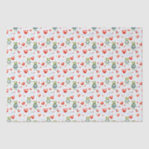 Grenouilles et fleurs rouges