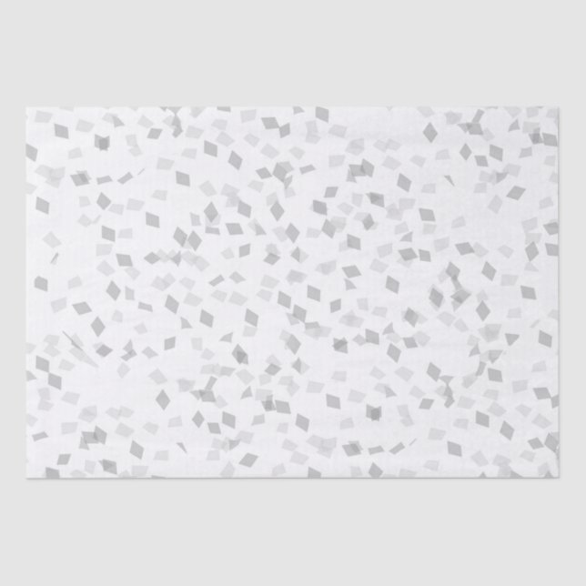 Papier Mousseline Grey Confetti (Recto)