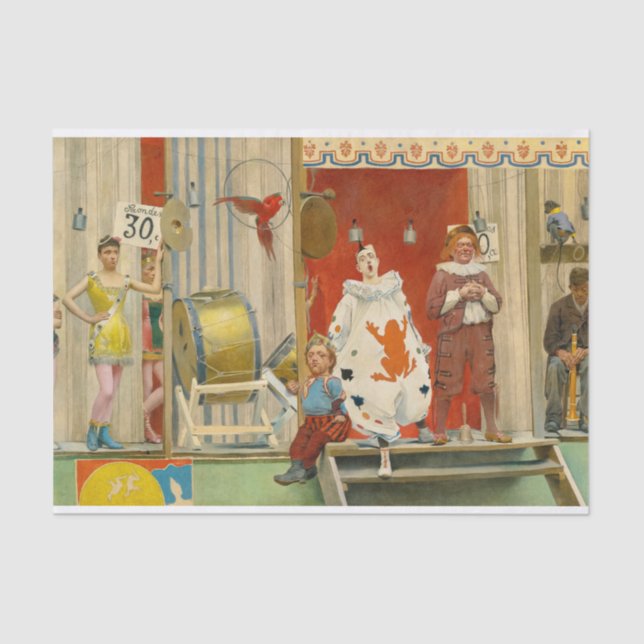 Papier Mousseline Grimaces And Misery, The Acrobats by Fernand Pelez (Recto)