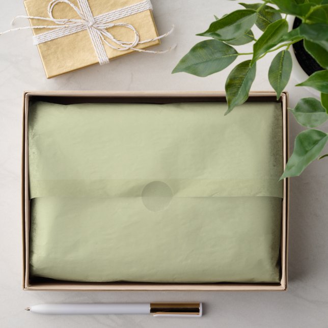 Papier Mousseline Gris clair jaune uni (Cadeau)