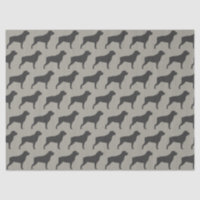 Gris de motif de silhouettes de rottweiler