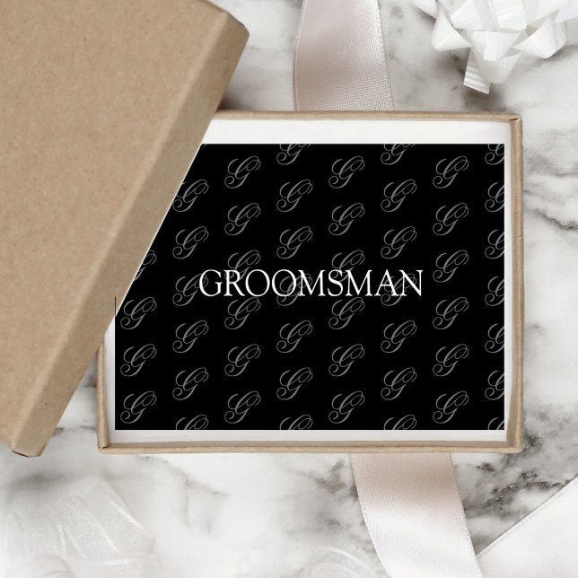 Papier Mousseline Groomsmen Swagbag (Créateur téléchargé)