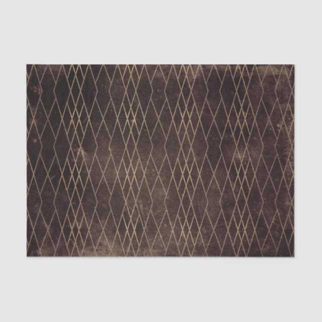Papier Mousseline Grunge Texture Elegant Classy Chic Patiné Brown (Recto)