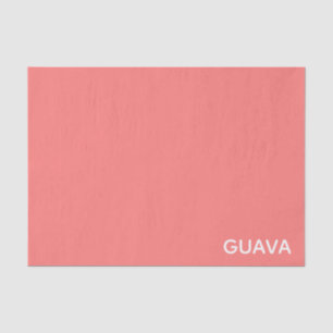 Papier Mousseline Guava pink color name
