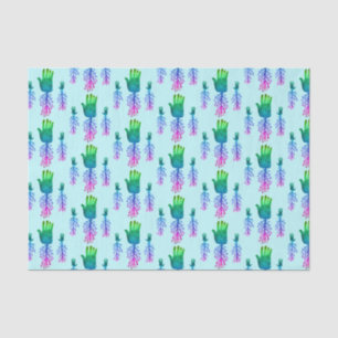 Papier Mousseline Guérir mains Boho Mystical Rainbow Motif Cadeau