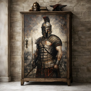 Papier Mousseline Guerrier Gladiateur Découpe