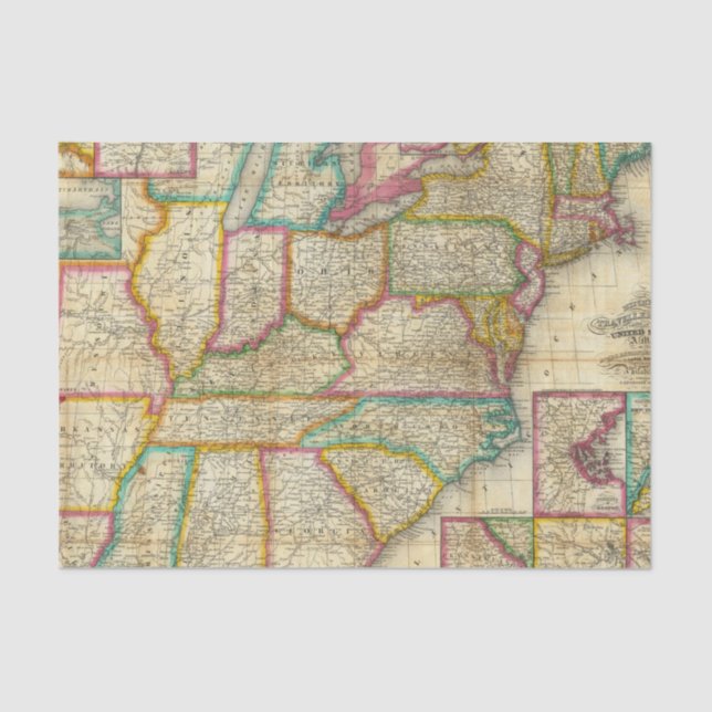 Papier Mousseline Guide des voyageurs de Mitchell (Recto)