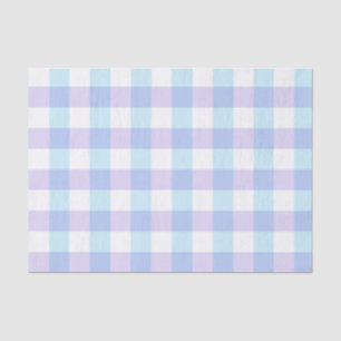 Papier Mousseline Guingan bleu et pourpre en pastel