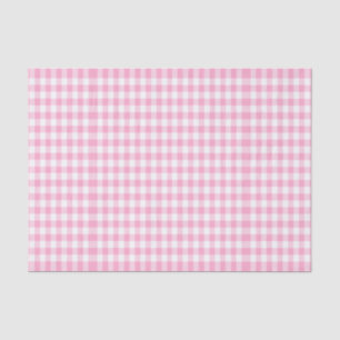 Papier Mousseline guingan rose mignon, girly