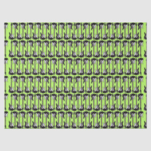 Papier Mousseline guitare papier de tissu galore