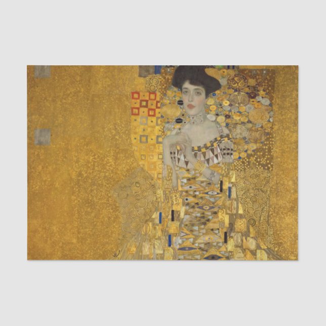 Papier Mousseline Gustav Klimt - Adele Bloch-Bauer I (Recto)
