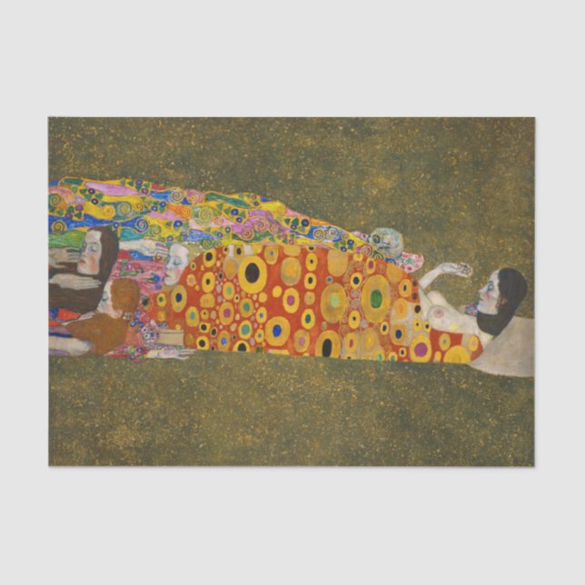 Papier Mousseline Gustav Klimt - Espoir (Recto)